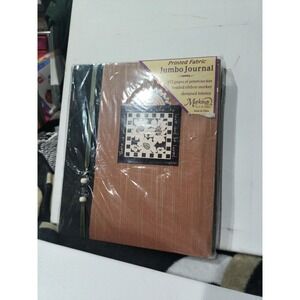 Markings By CR Gibson Jumbo Printed Cloth Fabric Cloth Journal New 192 Pages